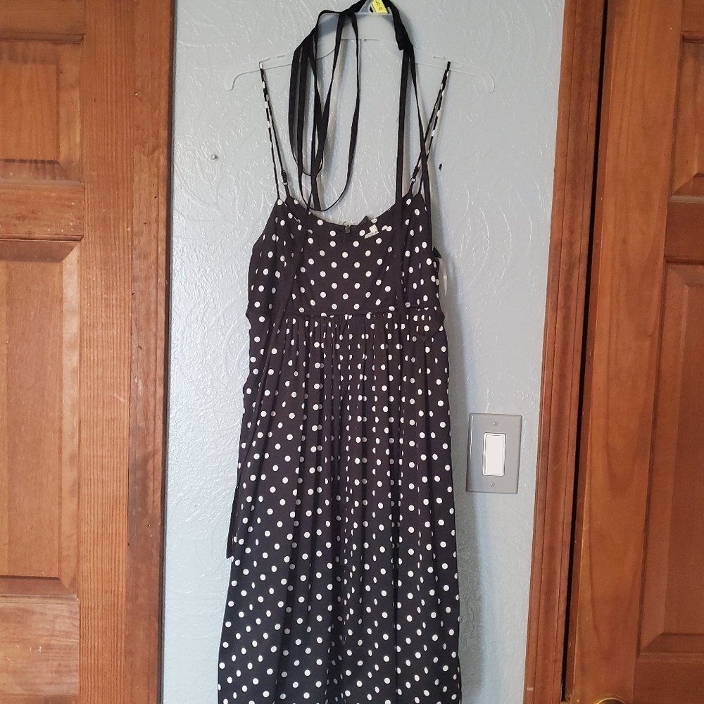 Black Polka-dot Dress